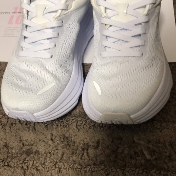 Hoka One One Bondi 8 White Women’s Size 7.5 - Picture 7 of 7